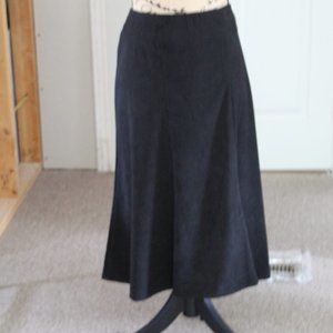 BRIGGS NEW YORK TULIP MIDI SKIRT, BLK, SZ 10P
